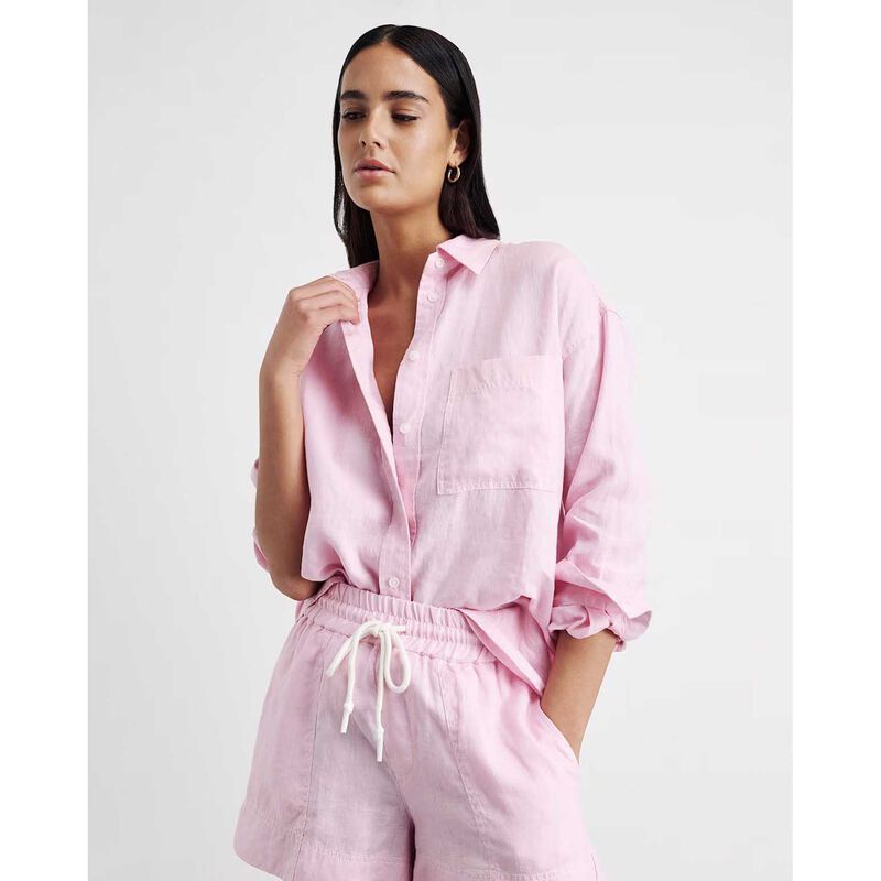 JAG Gigi Linen Relaxed Ls Shirt image number 6